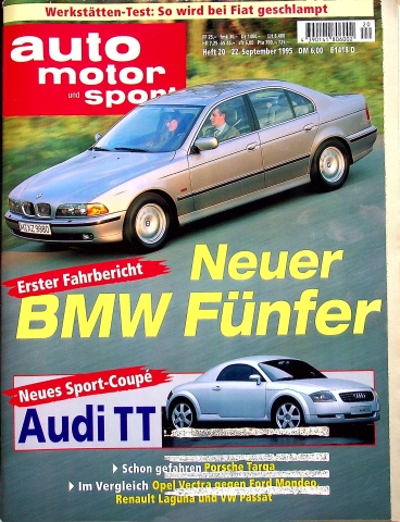 Deckblatt Auto Motor und Sport (20/1995)